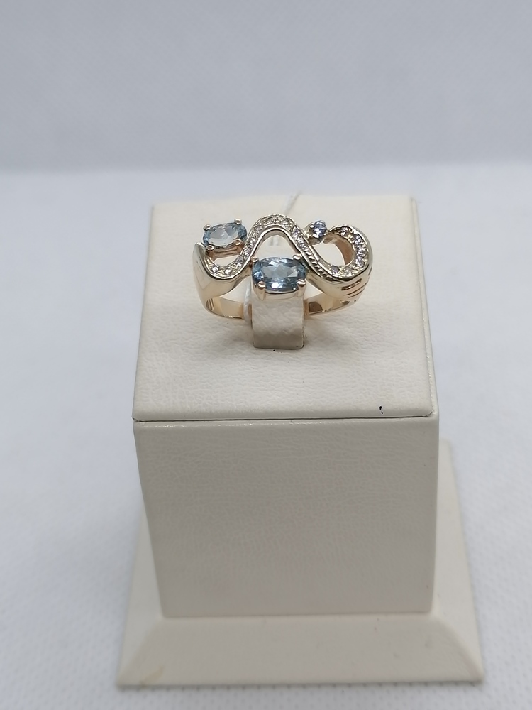 КОЛКМИ585 КОЛЬЦО С КАМНЯМИ (Au 585)