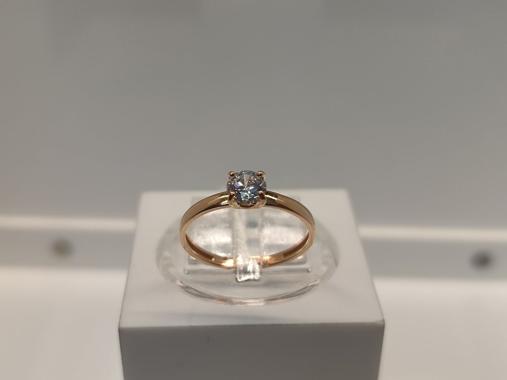 КОЛЬЦО С КАМНЕМ (Au 585)