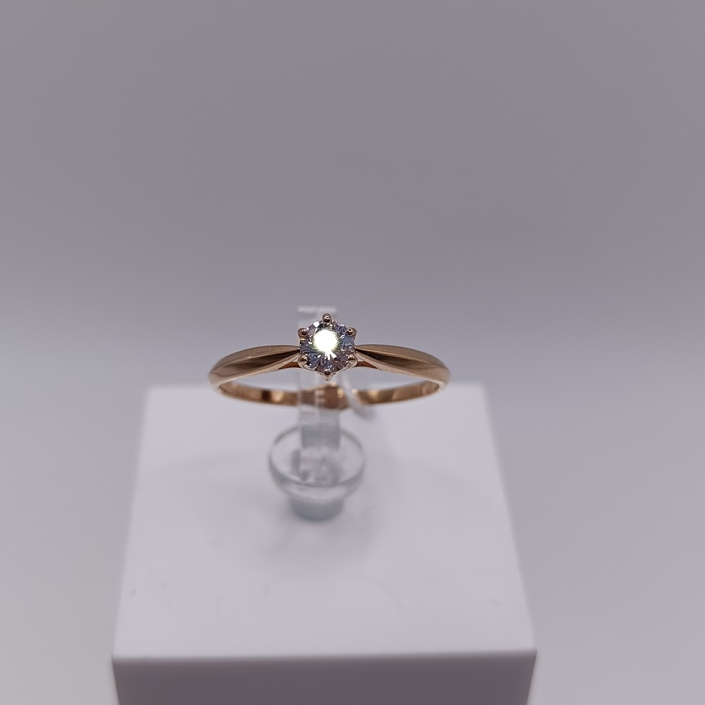 КОЛКМ585 КОЛЬЦО С КАМНЕМ (Au 585)