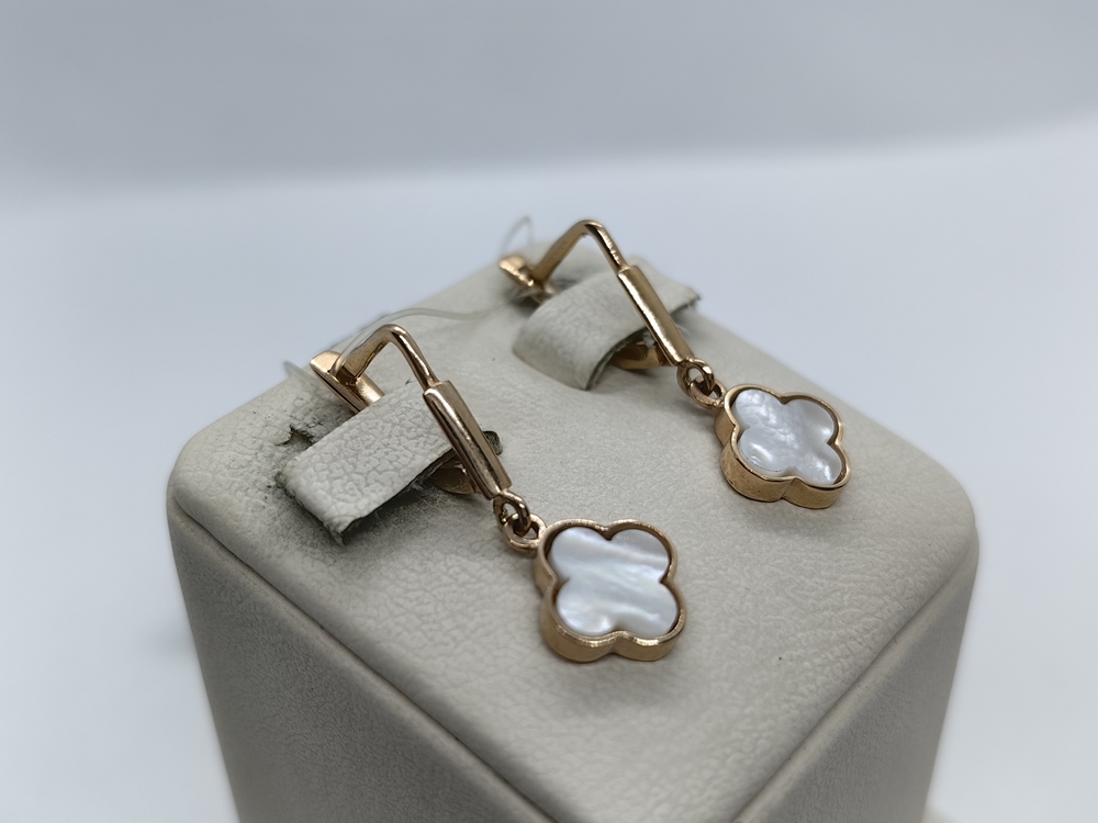 СЕРЬГИ С КАМНЕМ (Au 585)