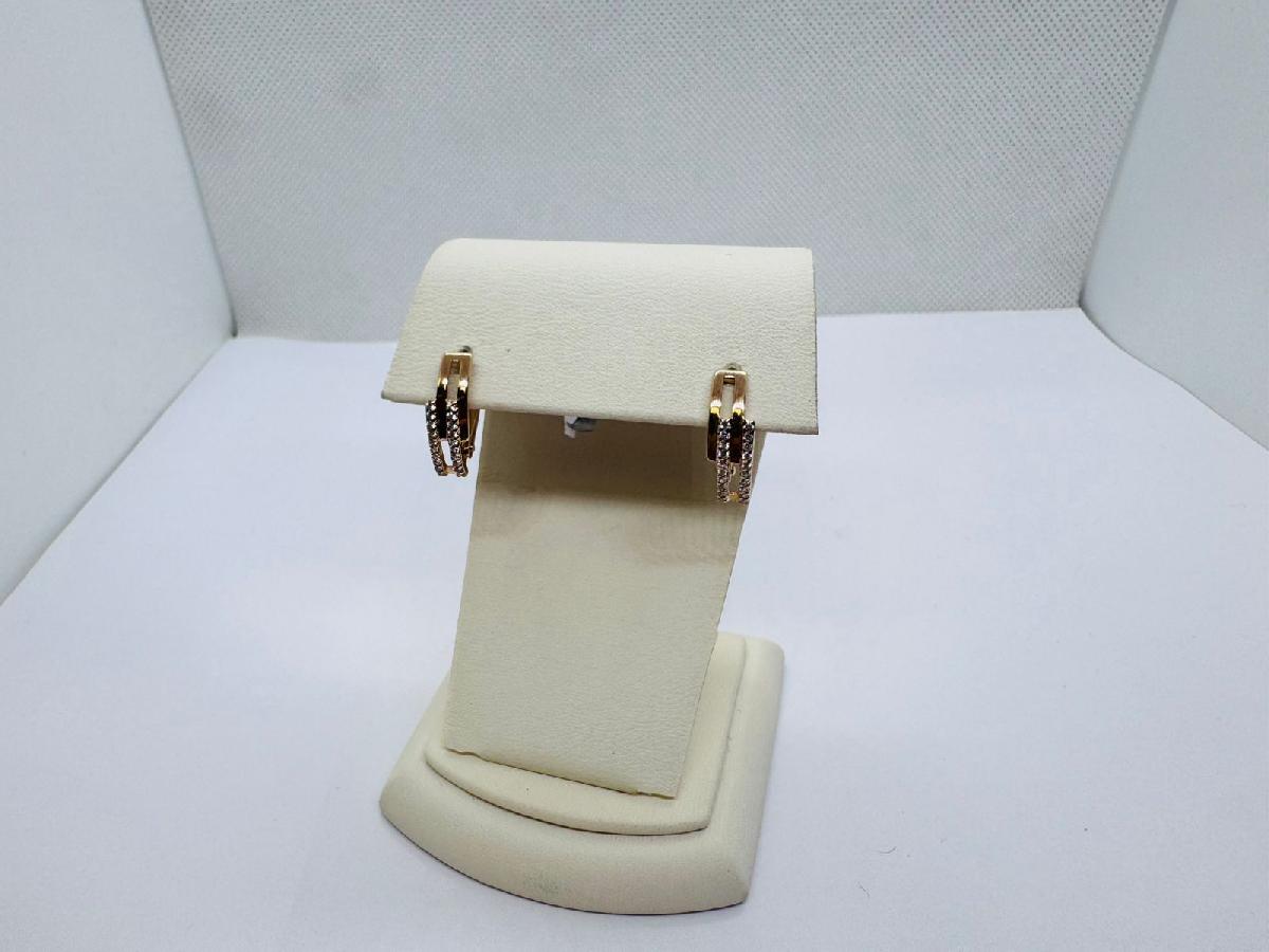 СКМИ585 СЕРЬГИ С КАМНЯМИ (Au 585)