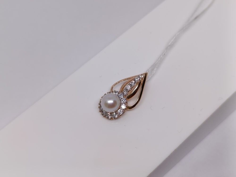 ПОДКМИ585 ПОДВЕСКА С КАМНЯМИ (Au 585)