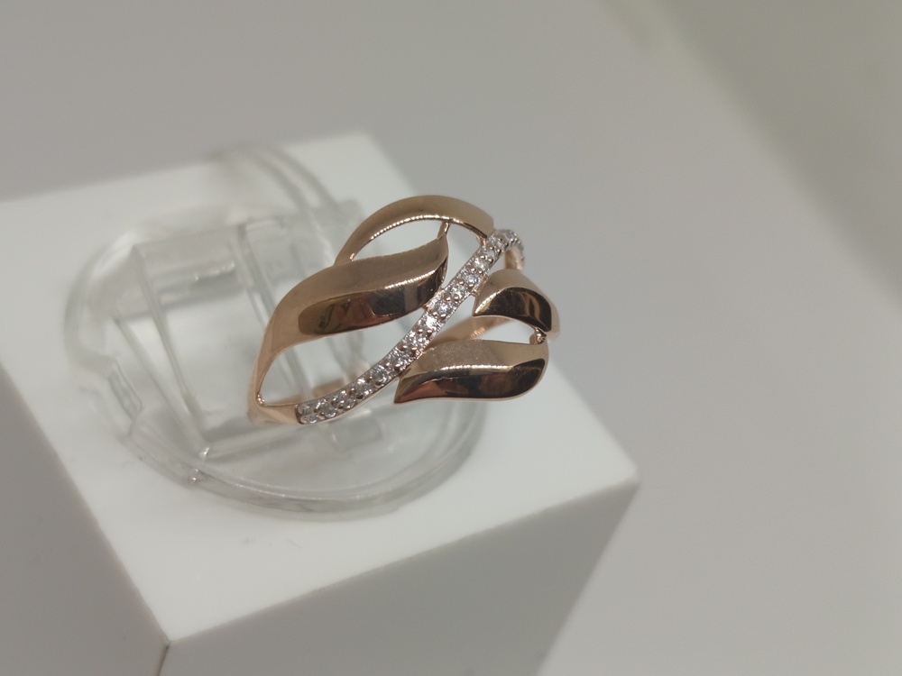 КОЛКМИ585 КОЛЬЦО С КАМНЯМИ (Au 585)