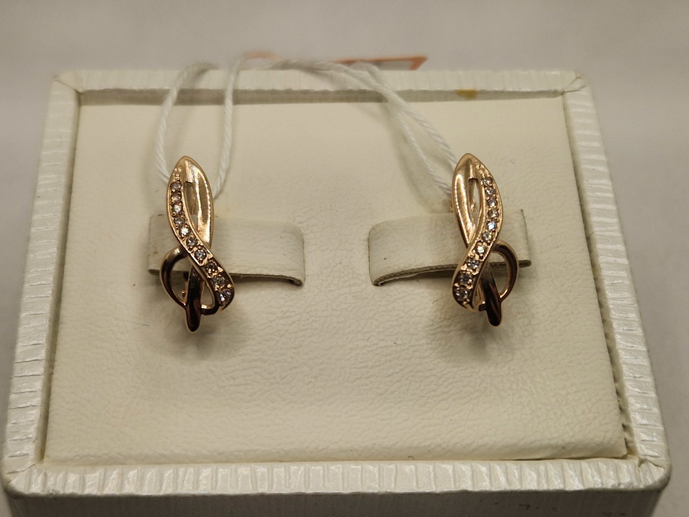 СЕРЬГИ С КАМНЯМИ (Au 585)