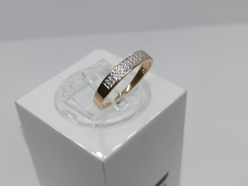 КОЛЬЦО С КАМНЯМИ (Au 585)