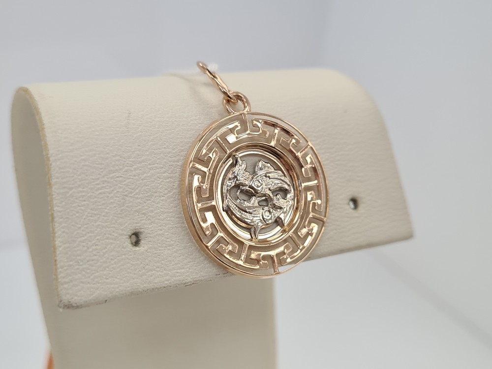 ПОДВЕСКА ЗНАК ЗОДИАКА РЫБЫ Au 585