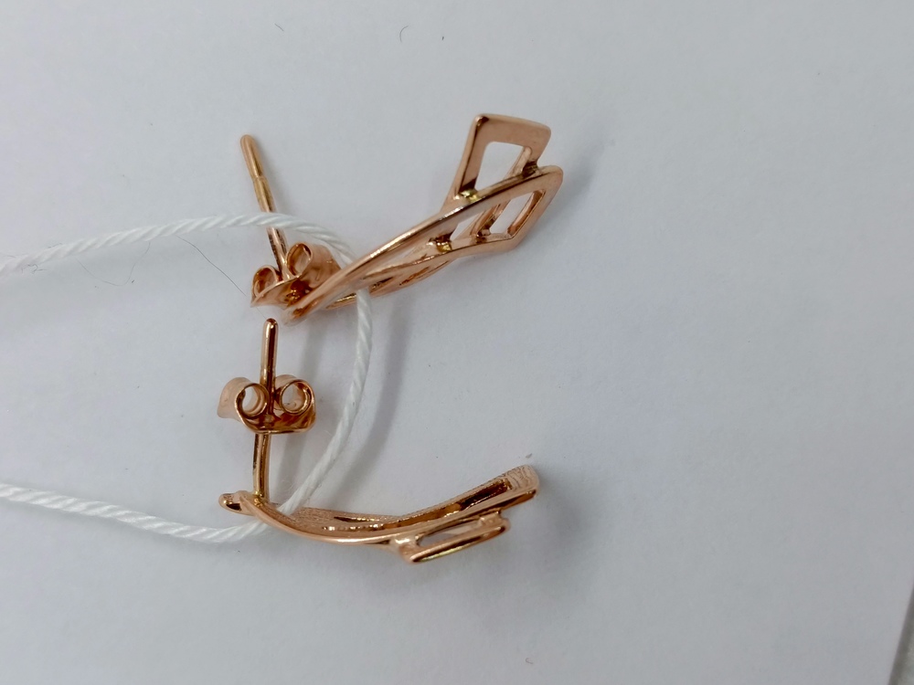 СБКМ585 СЕРЬГИ БЕЗ КАМНЯ (Au 585) СБКМ585 СЕРЬГИ БЕЗ КАМНЯ (Au 585)