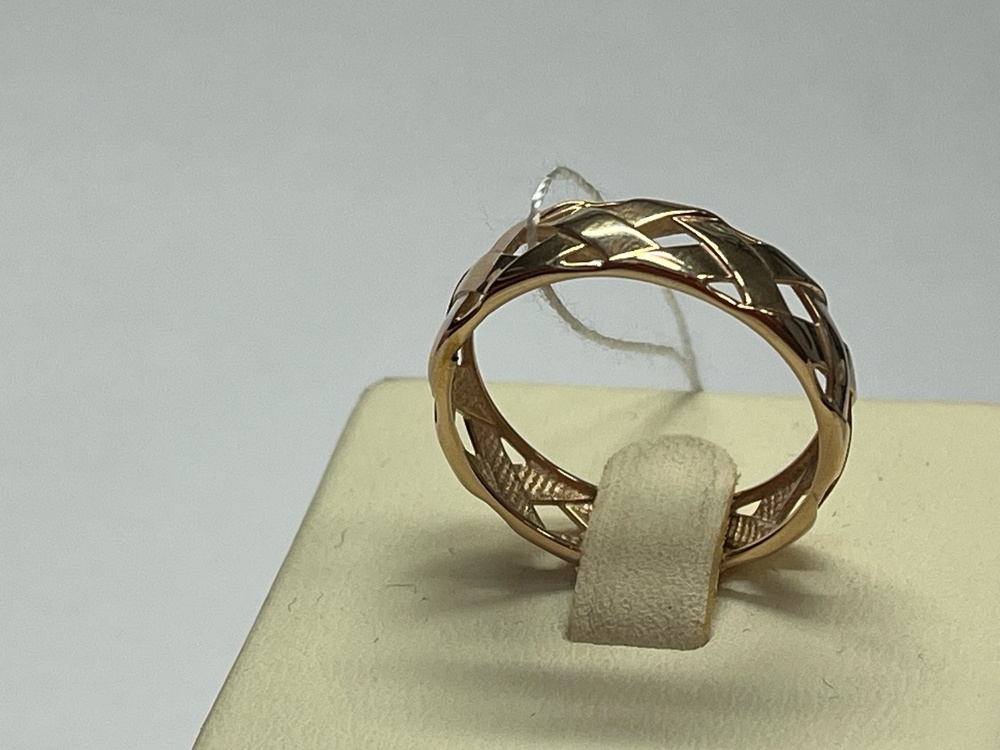 КОЛБКМ585 КОЛЬЦО БЕЗ КАМНЯ (Au 585)