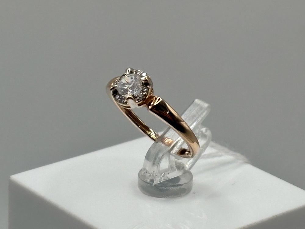 КОЛКМИ585 КОЛЬЦО С КАМНЯМИ (Au 585)