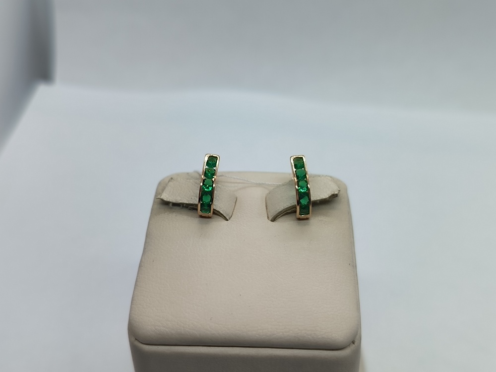 СЕРЬГИ С КАМНЯМИ (Au 585)