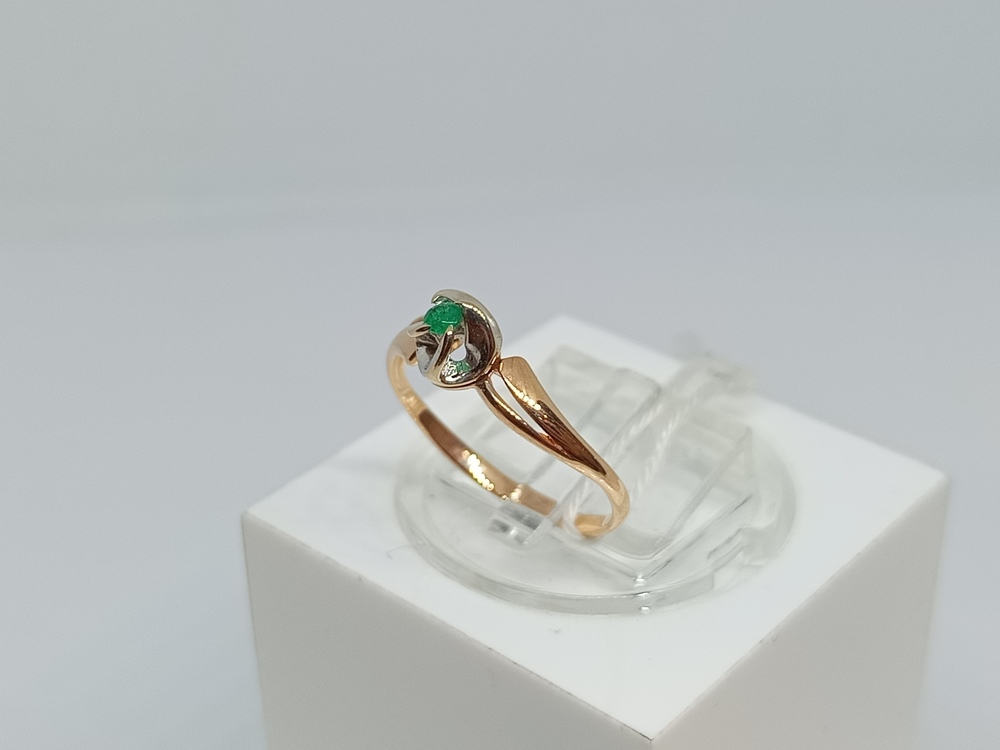 КОЛКМ585 КОЛЬЦО С КАМНЕМ (Au 585)