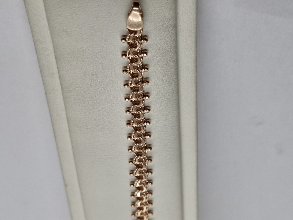 БРАСЛЕТ ПОЛНОВЕСНЫЙ Фантазия Au 585 БРАСЛЕТ ПОЛНОВЕСНЫЙ Фантазия Au 585