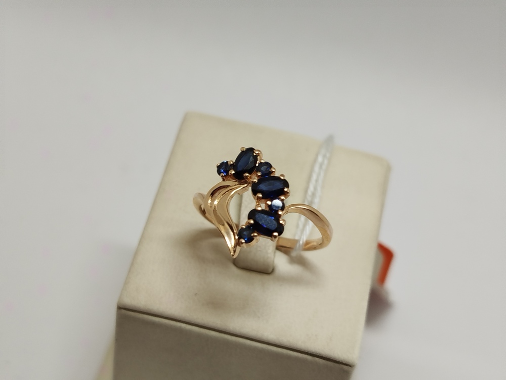 КОЛКМИ585 КОЛЬЦО С КАМНЯМИ (Au 585)