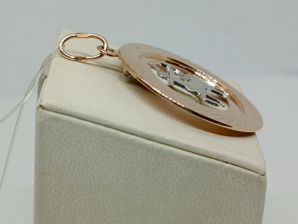 5657А/стрелец ПОДВЕСКА ЗНАК ЗОДИАКА СТРЕЛЕЦ (Au 585)