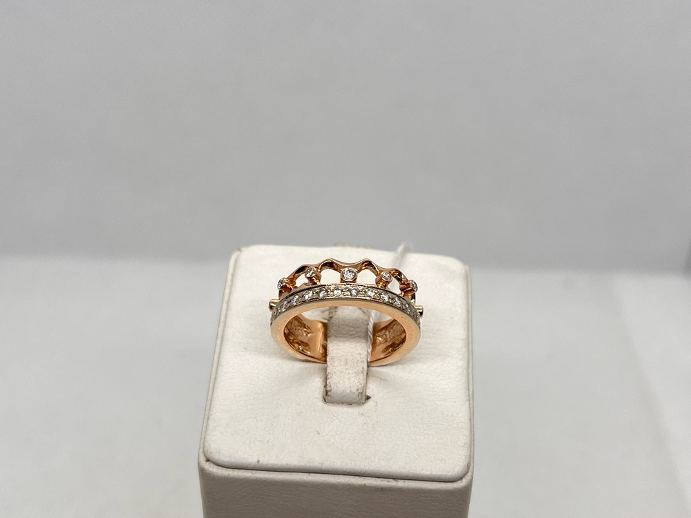 КОЛКМИ585 КОЛЬЦО С КАМНЯМИ (Au 585)