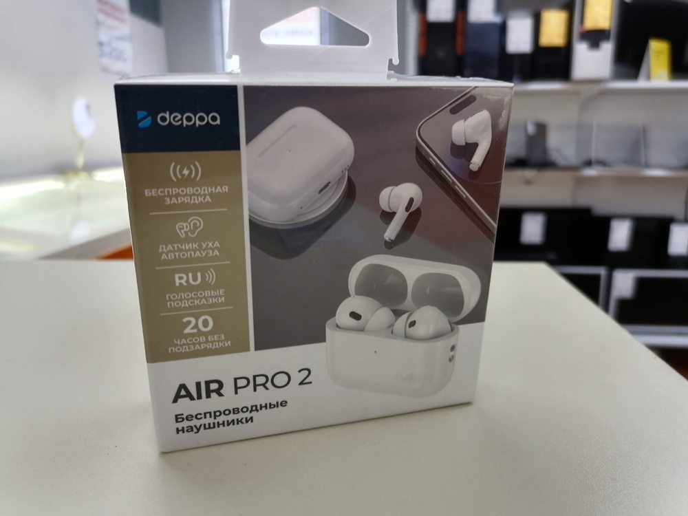 Наушники беспроводные Deppa 44167 Air Pro 2