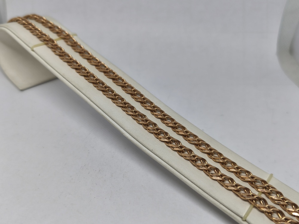 ЦЕПЬ ПОЛНОВЕСНАЯ Ромб двойной (Au 585)