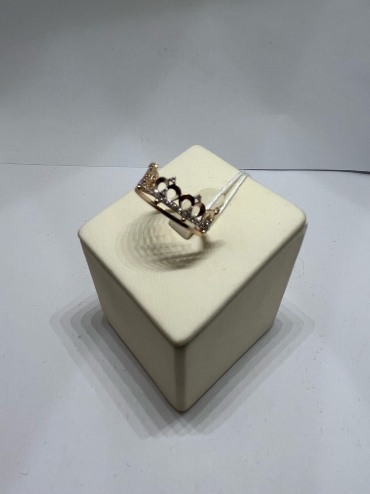КОЛКМИ585 КОЛЬЦО С КАМНЯМИ (Au 585)