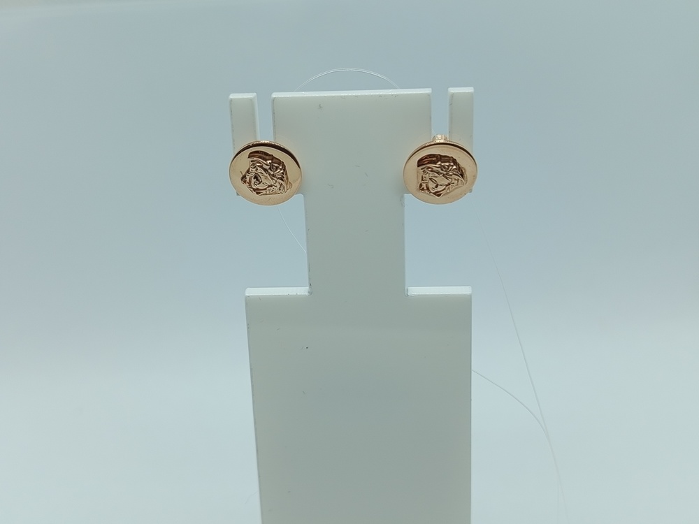 0505588 СЕРЬГИ ПУСЕТЫ без камня (Au 585)