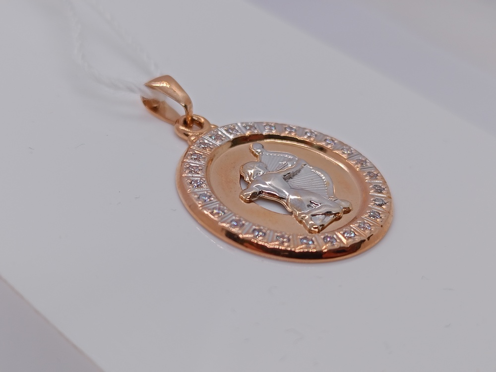 ПОДВЕСКА ЗНАК ЗОДИАКА СТРЕЛЕЦ Au 585