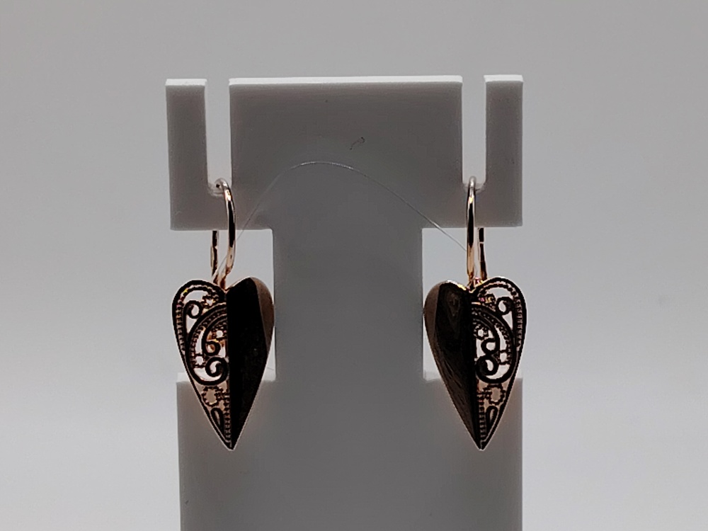 СЕРЬГИ БЕЗ КАМНЯ (Au 585)