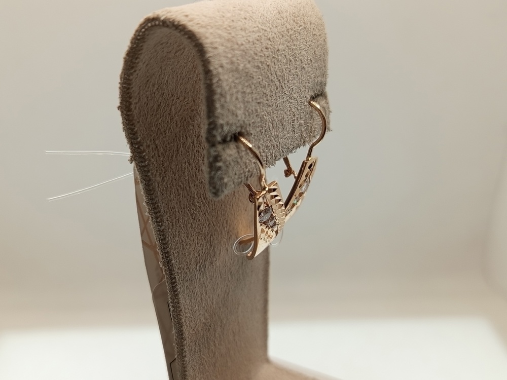 СЕРЬГИ БЕЗ КАМНЯ (Au 585)