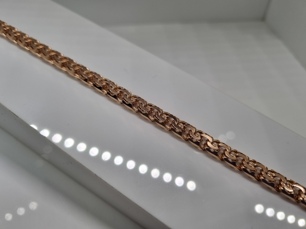 БЛБ585 БРАСЛЕТ ПОЛНОВЕСНЫЙ Бисмарк (Au 585)