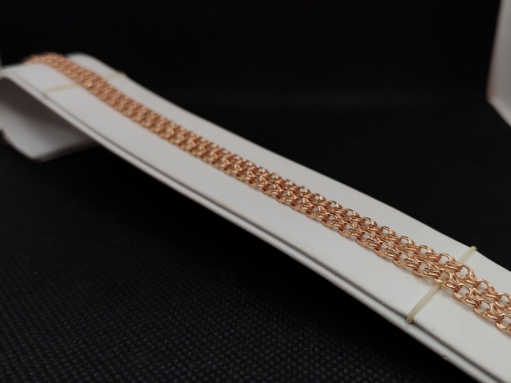 ЦЕПЬ ПУСТОТЕЛАЯ Бисмарк (Au 585)