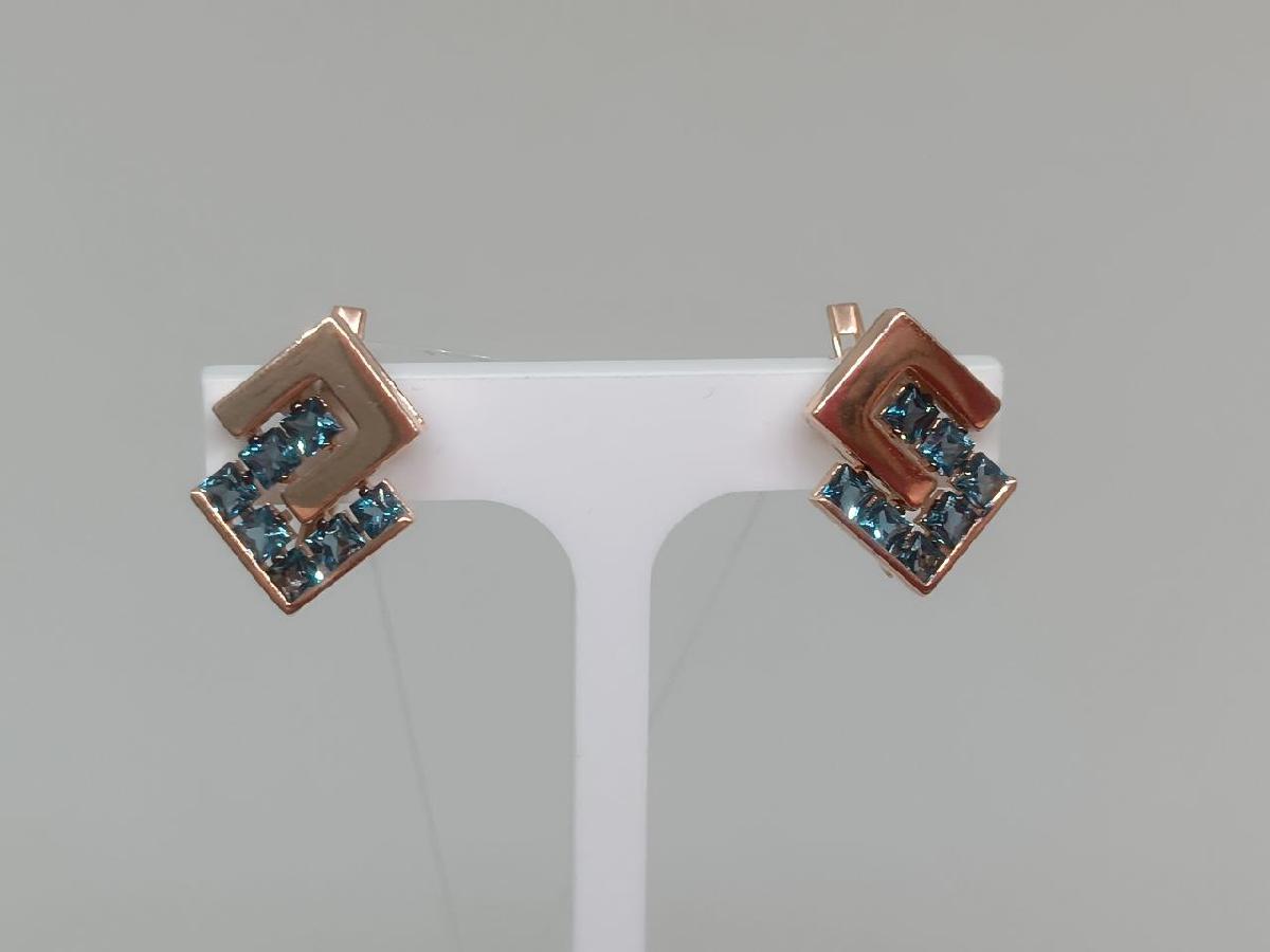 СЕРЬГИ ТОПАЗ (Au 585)