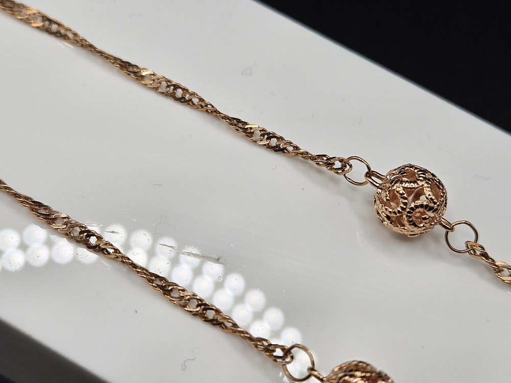 КОЛЬЕ БЕЗ КАМНЯ Au 585