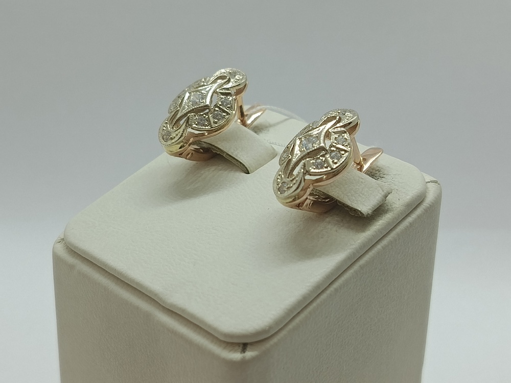 СЕРЬГИ С КАМНЯМИ (Au 585)