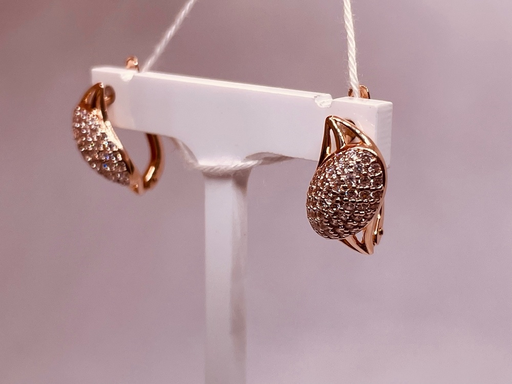 СЕРЬГИ С КАМНЯМИ (Au 585)