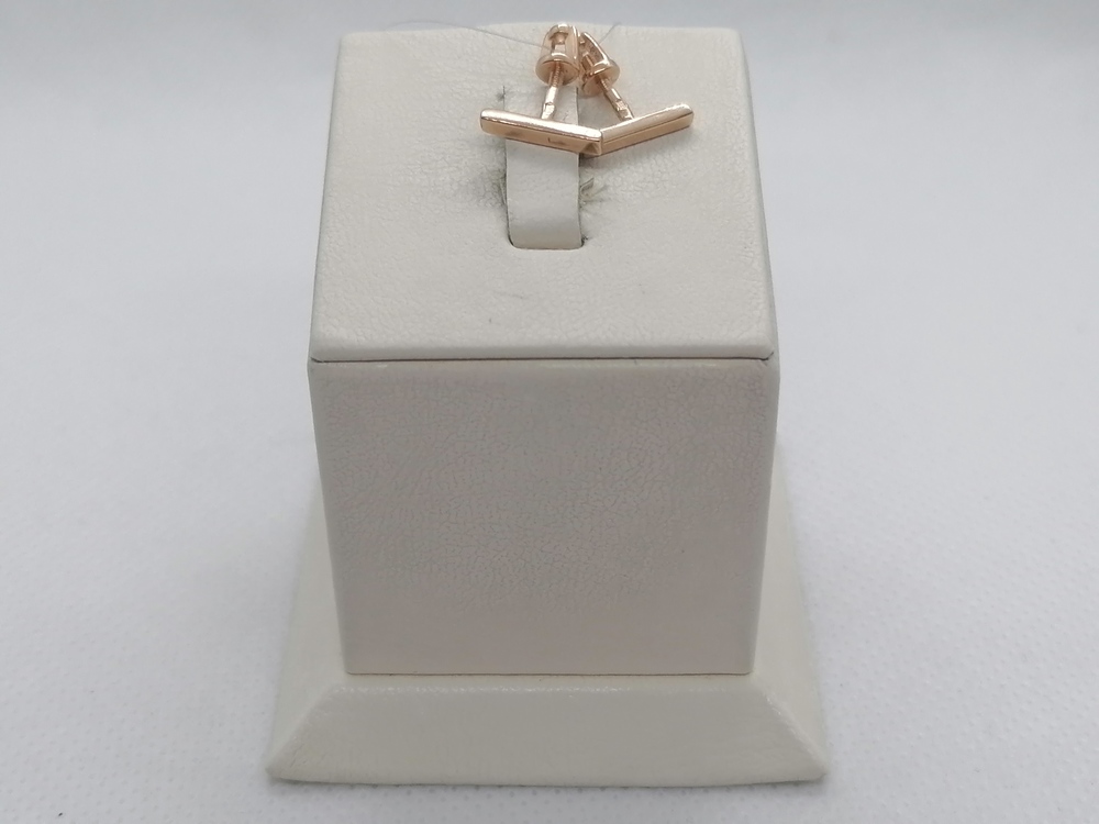 СЕРЬГИ ПУСЕТЫ без камня (Au 585)