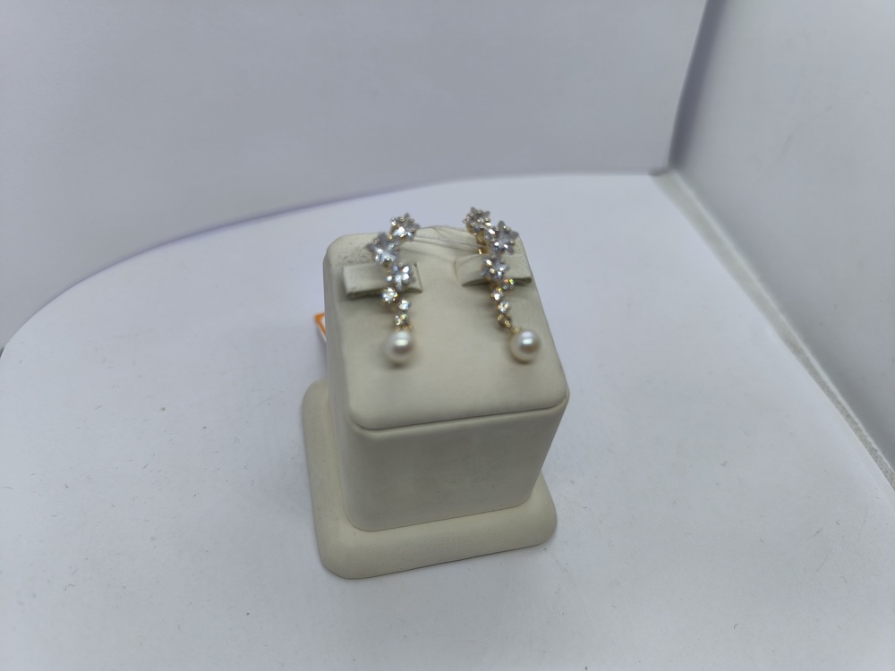 СЕРЬГИ С КАМНЯМИ (Au 585)