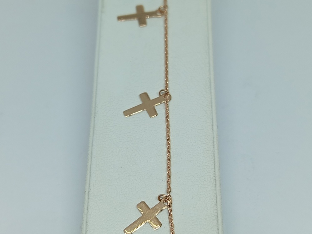 БРАСЛЕТ ПОЛНОВЕСНЫЙ Фантазия Au 585