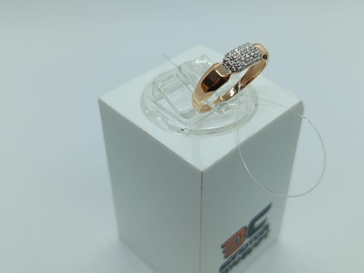 КОЛЬЦО С КАМНЯМИ (Au 585)