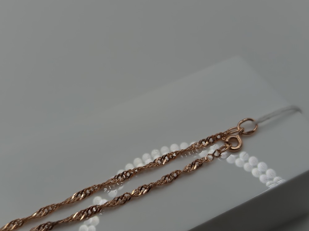 ЦПСИ585 ЦЕПЬ ПУСТОТЕЛАЯ Сингапур (Au 585)