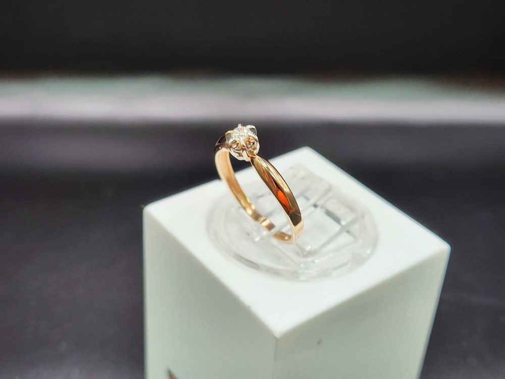 КОЛЬЦО БРИЛЛИАНТ Au 585