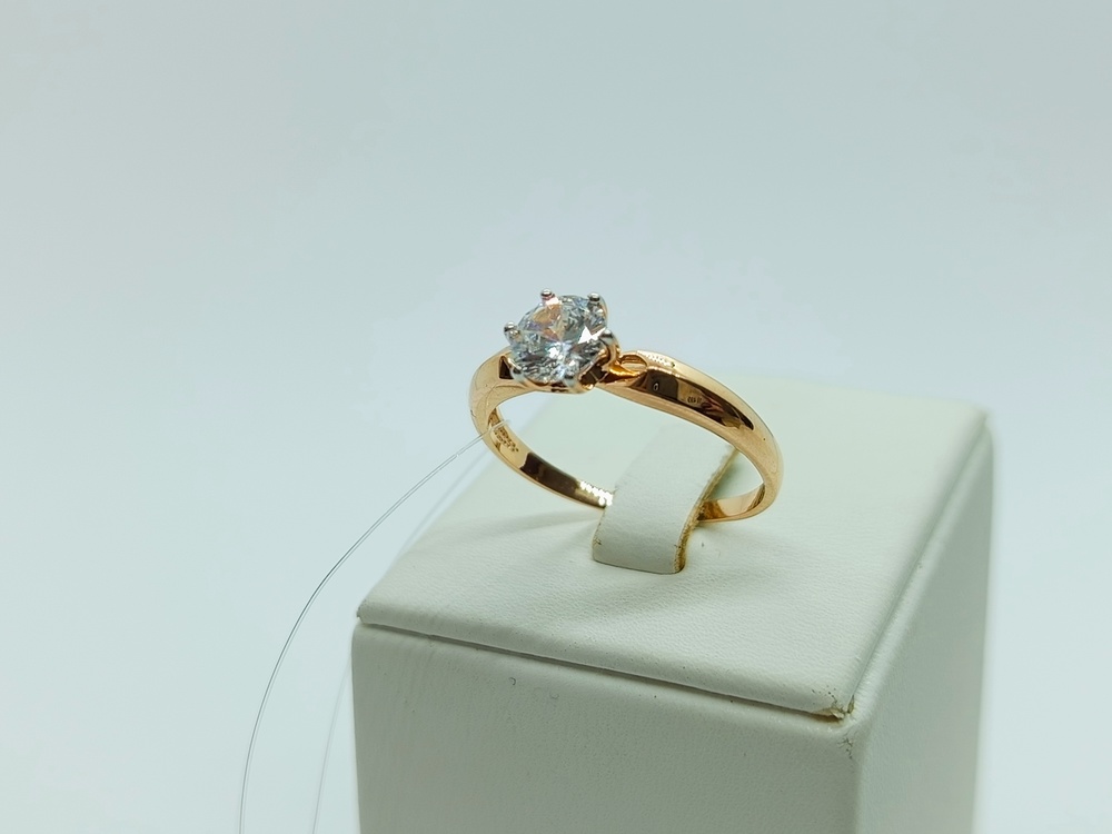 КОЛЬЦО С КАМНЕМ (Au 585)