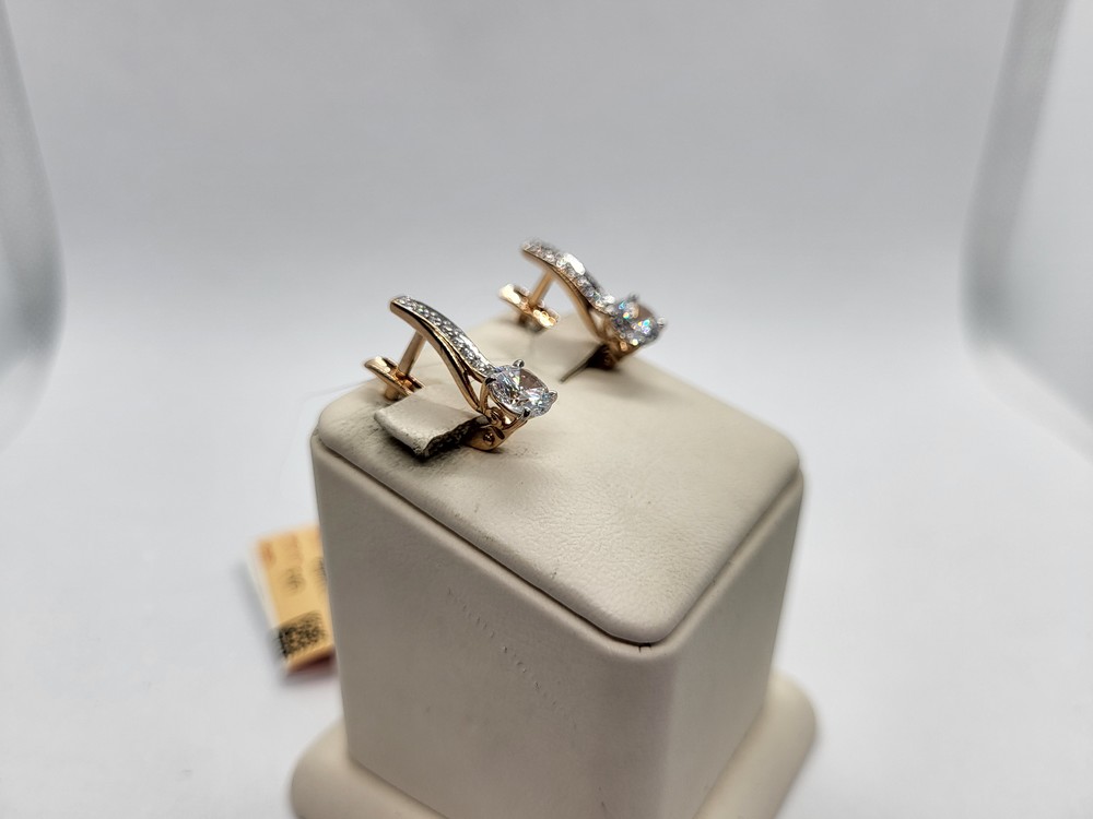 СЕРЬГИ С КАМНЯМИ (Au 585)