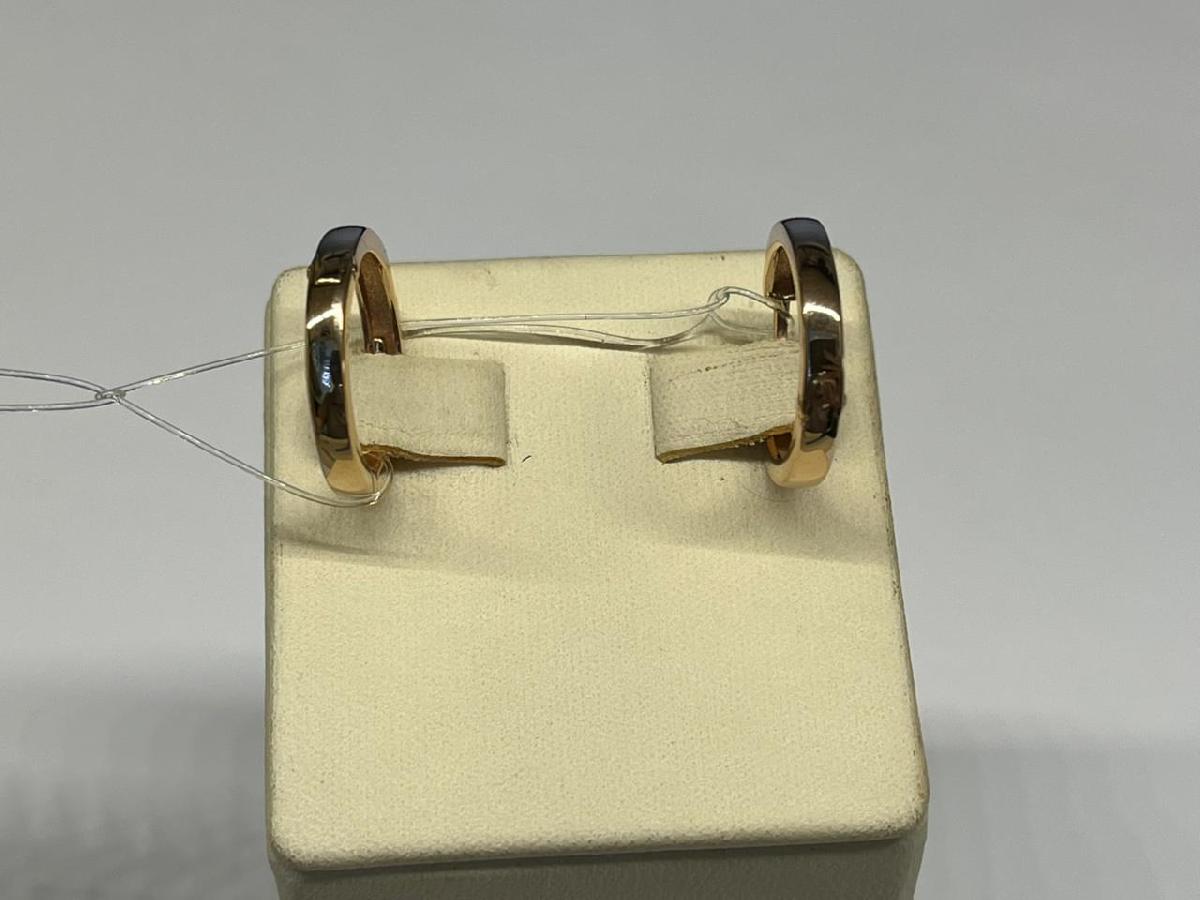 СЕРЬГИ БЕЗ КАМНЯ (Au 585)