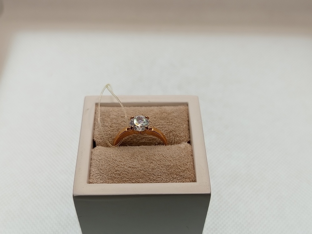 КОЛЬЦО С КАМНЕМ (Au 585)