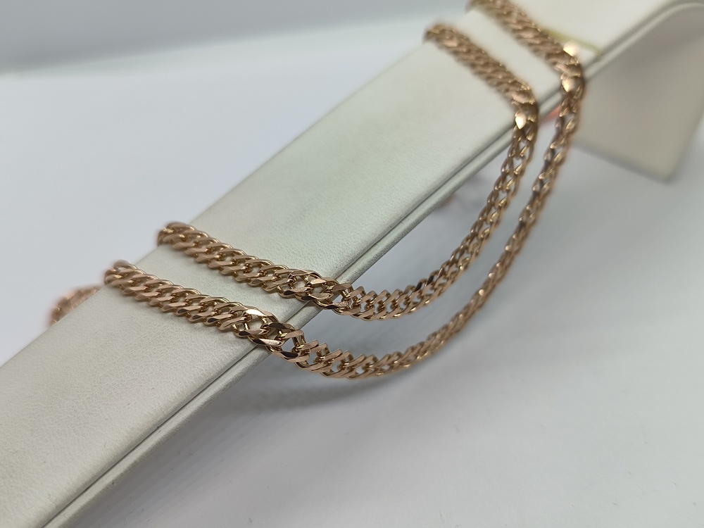 ЦЛР2585 ЦЕПЬ ПОЛНОВЕСНАЯ Ромб двойной (Au 585)