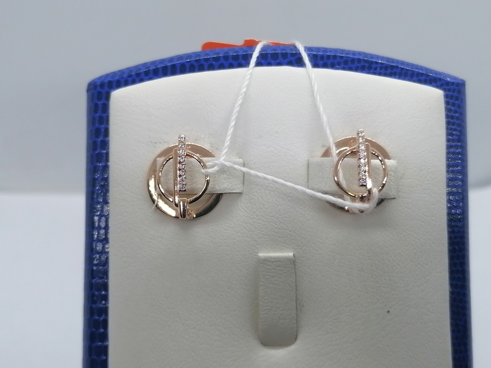 СЕРЬГИ С КАМНЯМИ (Au 585)