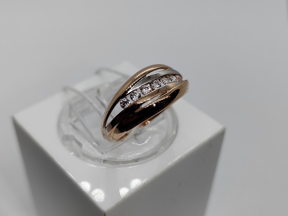 КОЛКМИ585 КОЛЬЦО С КАМНЯМИ (Au 585)