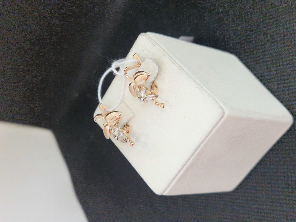 СЕРЬГИ БЕЗ КАМНЯ (Au 583)