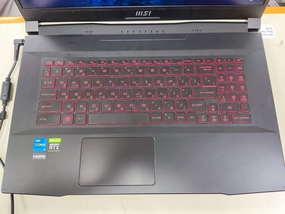 Ноутбук MSI Katana GF76;  Core I5-11400H, GeForce RTX 3050, 16 Гб, 500 Гб, Нет