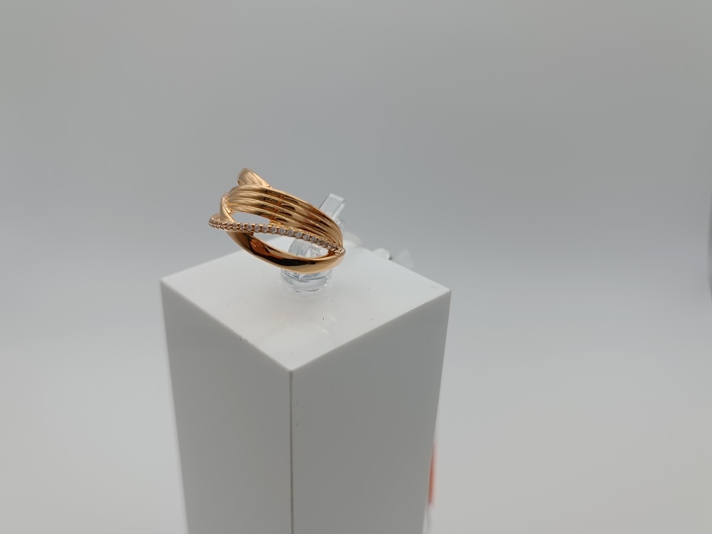 КОЛКМИ585 КОЛЬЦО С КАМНЯМИ (Au 585)