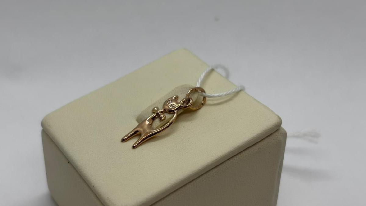 ПОДКМИ585 ПОДВЕСКА С КАМНЯМИ (Au 585)