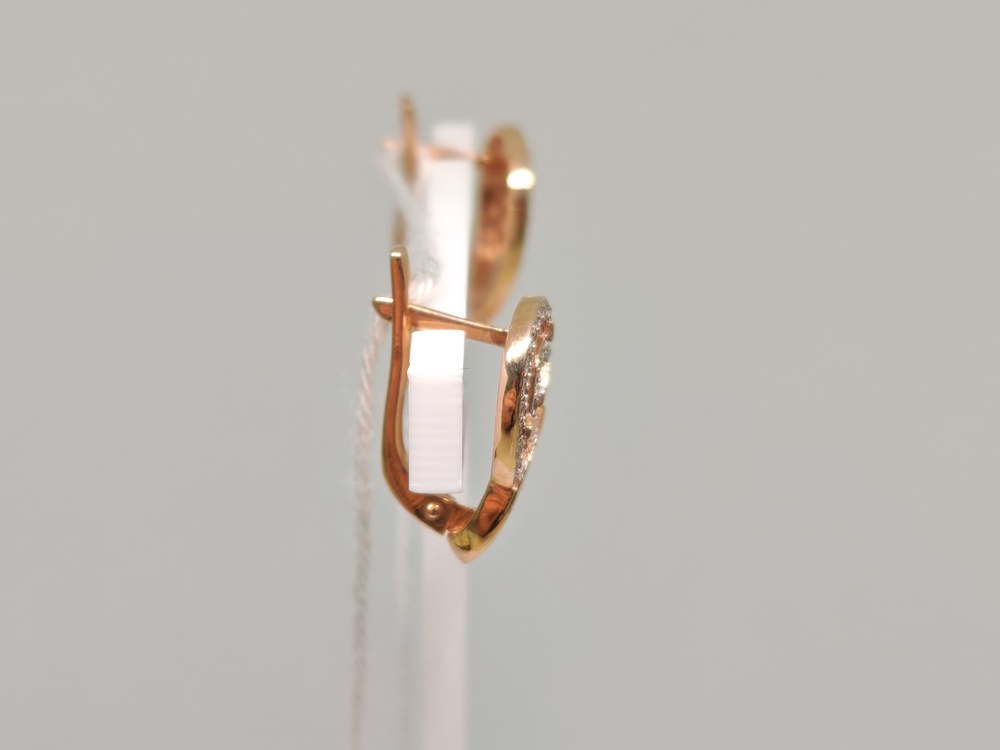 СКМИ585 СЕРЬГИ С КАМНЯМИ (Au 585)